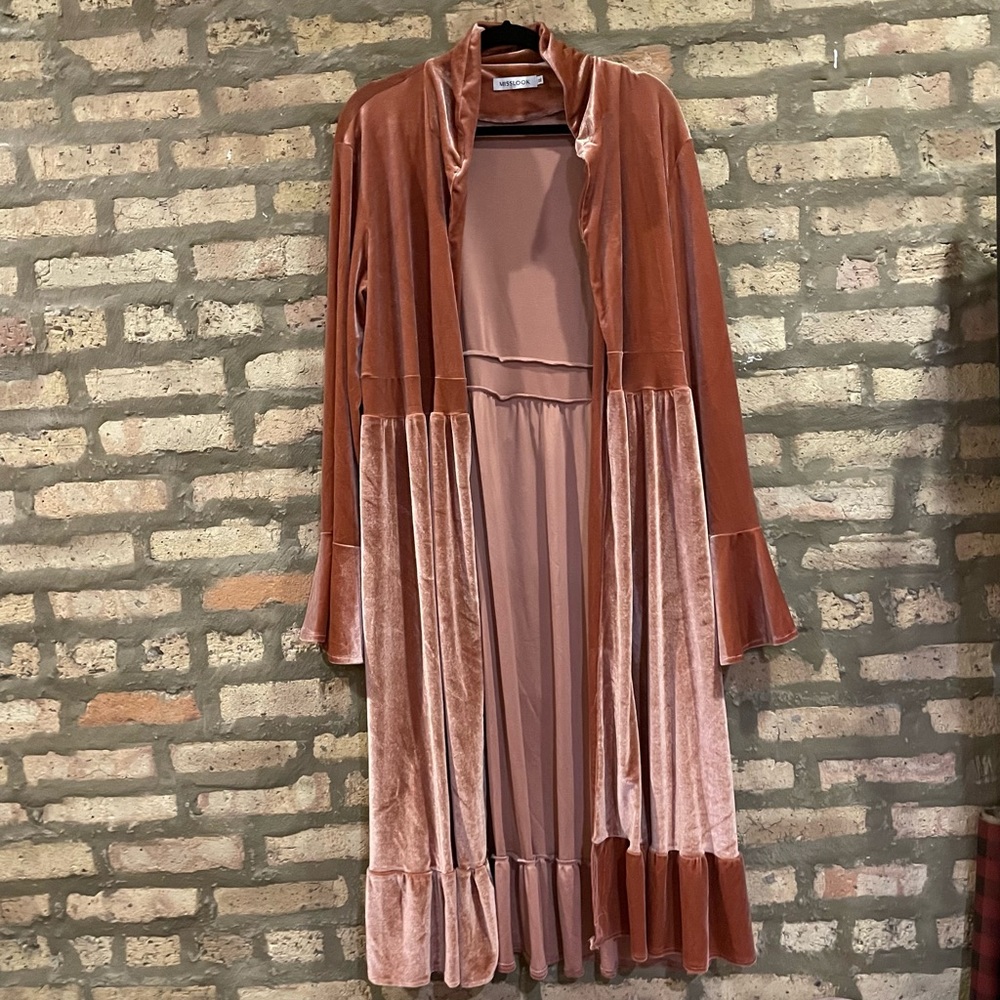 Velour MISSLOOK Robe Cardigan Jacket